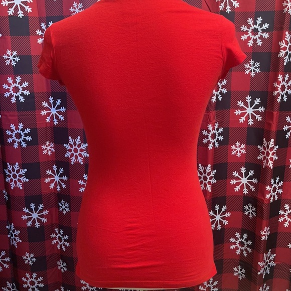 What happens in the North Pole stays in the North Pole Christmas Shirt. Size SM - Picture 5 of 6